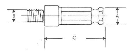 Male to Male threaded adapter
